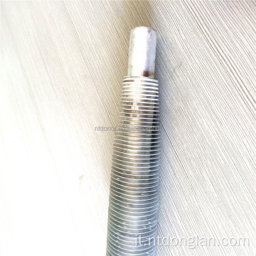 Carica libera del tubo a pinna in acciaio inossidabile del campione